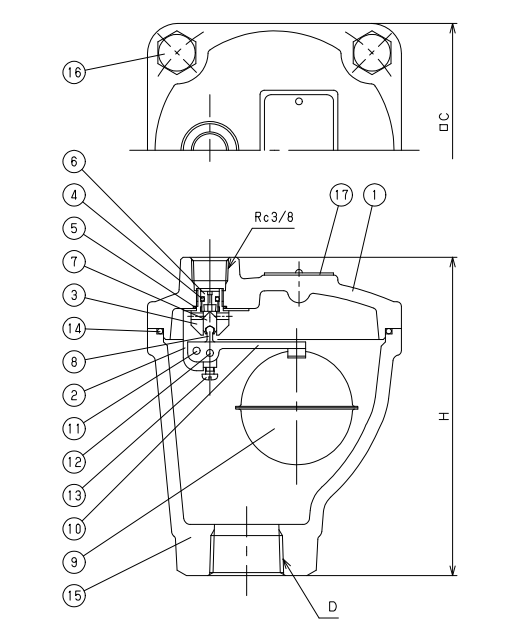 Ductile Iron Air Vent Valve